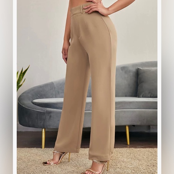 SweatyRocks Tan Trousers - Picture 3 of 4